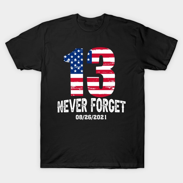 Say Their Names Joe Names Of Fallen Soldiers 13 Heroes T-Shirt by CasperX10